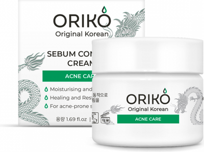 Крем для лица Oriko Sebum Control Face Cream Acne Care (50мл) - 