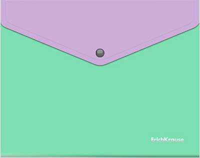 Папка-конверт Erich Krause Matt Pastel Bloom / 61150 (в ассортименте) - 