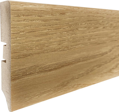 Плинтус Smartprofile МДФ Premium Color 80A Дуб Милпорт 008 (2.4м) -