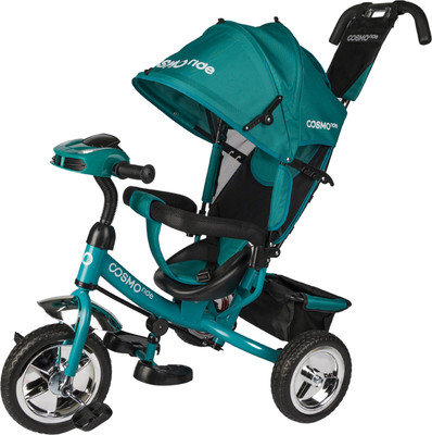 Трехколесный велосипед с ручкой CosmoRide MX-01TQH (зеленый) -
