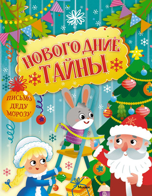 

Развивающая книга, Новогодние тайны, мягкая обложка