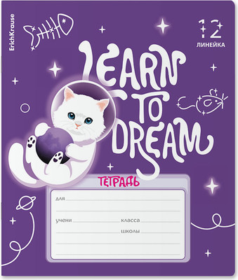 Тетрадь Erich Krause Space Anime / 60539 (12л, линейка) -