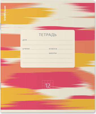 Тетрадь Erich Krause Ornament / 65547 (12л, клетка) -