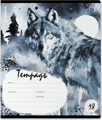 Тетрадь Erich Krause Timber Wolf / 60562 (18л, клетка) - 