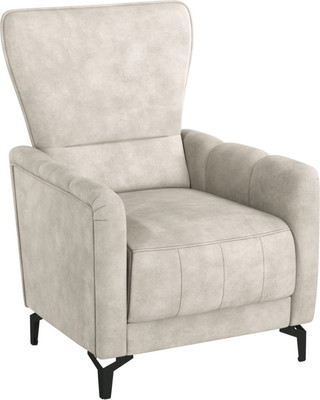 Кресло мягкое Олмеко Одри (велюр Олимпия 003 бежевый) - 