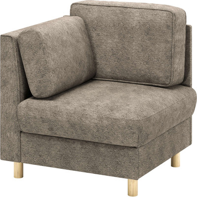 Кресло мягкое Олмеко Шелдон (велюр Sierra 4 темный бежевый) - 