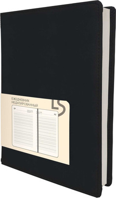 Ежедневник Listoff Maple / ЕКМ52613601 (136л, черный) -