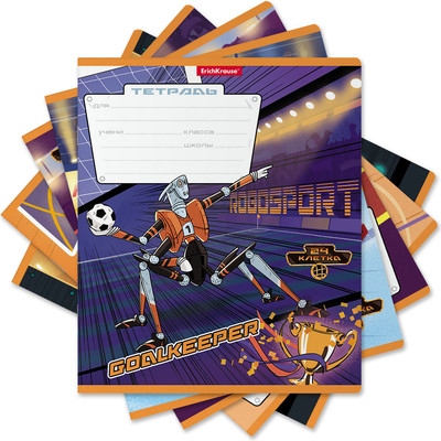 Тетрадь Erich Krause Робоспорт / 58263 (24л, клетка) - 