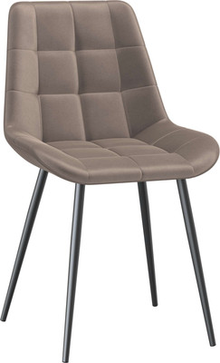 Стул Олмеко Кварта К (велюр конфетти мокко/черный) - 