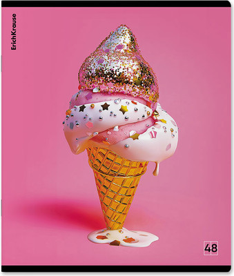 Тетрадь Erich Krause Glow Food / 65555 (48л, клетка) - 