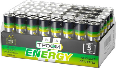 

Комплект батареек, Energy LR6-40 Bulk