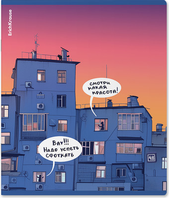 Тетрадь Erich Krause Windows / 63311 (48л, клетка) - 