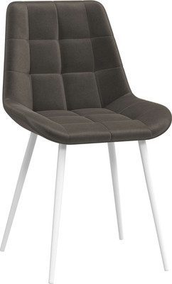 Стул Олмеко Кварта К (велюр конфетти стоун/белый) - 