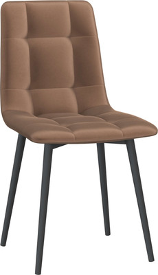 Стул Олмеко Белла К (велюр конфетти корица/черный) - 