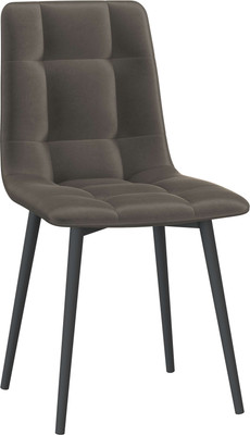 Стул Олмеко Белла К (велюр конфетти стоун/черный) - 