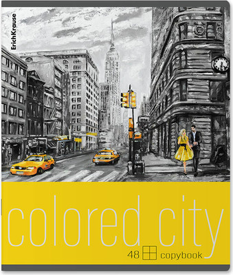 Тетрадь Erich Krause Colored City / 58275 (48л, клетка) -