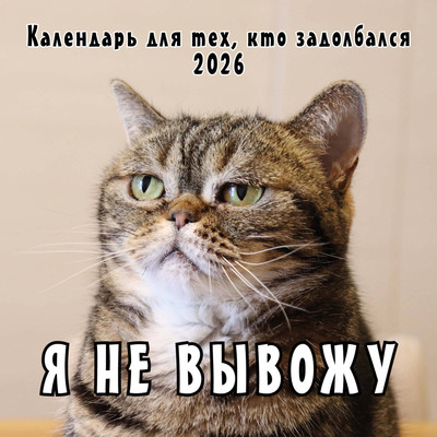 

Календарь настенный, Я не вывожу! 2026 год
