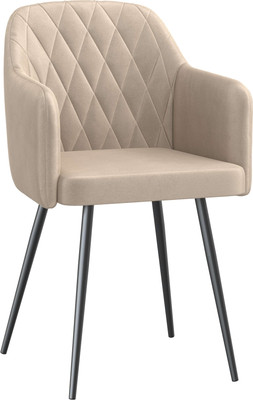 Стул Олмеко Киото Т (велюр конфетти крем/черный) - 