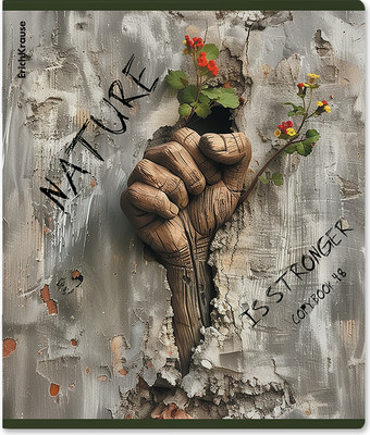 Тетрадь Erich Krause Nature Power / 63302 (48л, клетка) - 