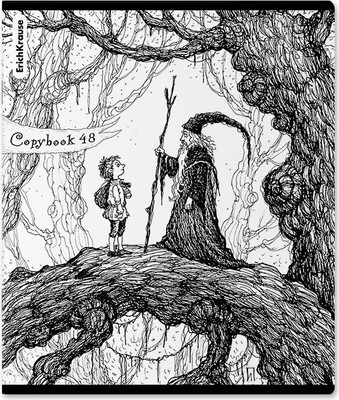 Тетрадь Erich Krause Монохромная история / 60621 (48л, клетка) -