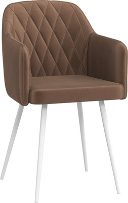 Стул Олмеко Киото Т  (велюр конфетти корица/белый) - 