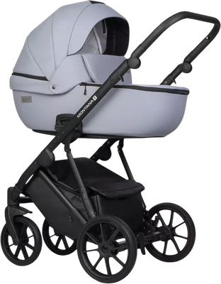 Детская универсальная коляска Riko Montana X Ecco 3 В 1 Basic (серый) - 