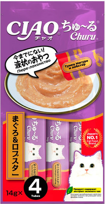 

Лакомство для кошек, Чао-Чуру тунец и королевский лобстер