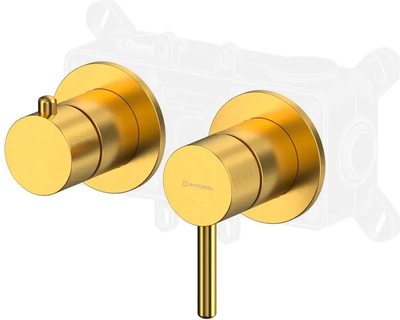 Смеситель Whitecross Y1243GLB (брашированное золото) - 