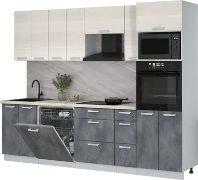 

Кухонный гарнитур, Мила Лайт 2.7-ПМ1