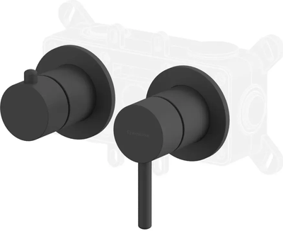 Смеситель Whitecross Y1243BL (черный матовый) - 