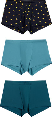 Комплект мужских трусов Mark Formelle 411122-3 (р.102-112, зеленый/атлантическая глубина/мешки денег на черном) -