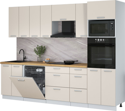 

Кухонный гарнитур, Мила Лайт 2.8-ПМ1