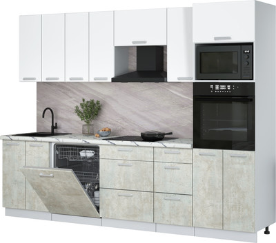 

Кухонный гарнитур, Мила Лайт 2.8-ПМ1