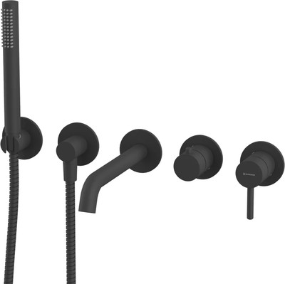 Смеситель Whitecross YSET1240BL (черный матовый) - 