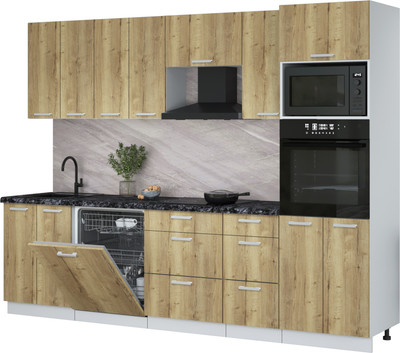 

Кухонный гарнитур, Мила Лайт 2.8-ПМ1