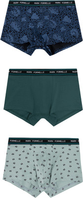 Комплект мужских трусов Mark Formelle 411124-3 (р.102-112, топоры на зеленом льду/темно-зеленый/узор на черном) -