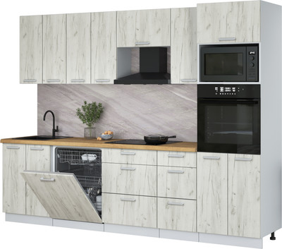 

Кухонный гарнитур, Мила Лайт 2.8-ПМ1