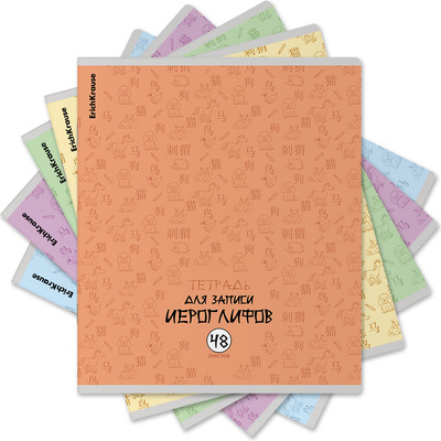 Тетрадь Erich Krause Китайская грамота / 58546 (48л) - 