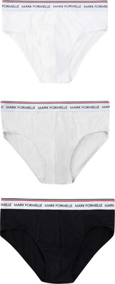 Комплект мужских трусов Mark Formelle 411170-3 (р.102-112, белый/серый меланж 4306-А/черный-1) -