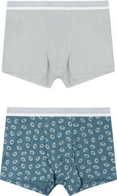 Комплект мужских трусов Mark Formelle 411228-2 (р.98-108, жемчужный голубой/мячики на зелено-голубом) - 