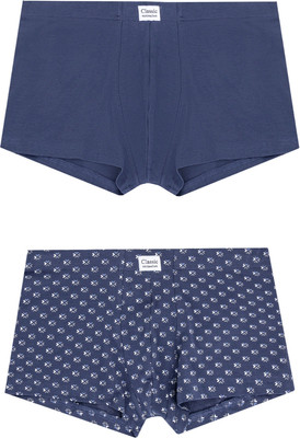 Комплект мужских трусов Mark Formelle 411229-2 (р.90-100, узор на джинсовом/джинсовый) -