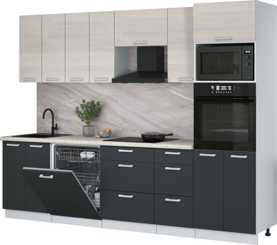 

Кухонный гарнитур, Мила Лайт 2.8-ПМ1