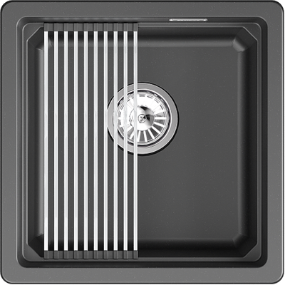 Мойка кухонная GRANULA KS-4501iU (шварц) - 