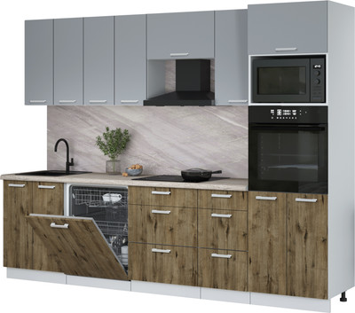 

Кухонный гарнитур, Мила Лайт 2.8-ПМ1