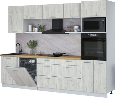 

Кухонный гарнитур, Мила Лайт 2.9-ПМ1