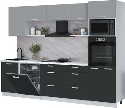 

Кухонный гарнитур, Мила Лайт 2.9-ПМ1