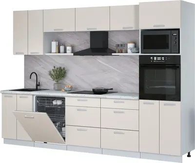 

Кухонный гарнитур, Мила Лайт 3.0-ПМ1