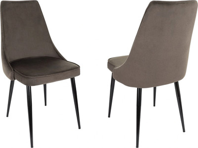 Набор стульев Бюрократ CH-K4 (2шт, коричневый/Holland 74) - 