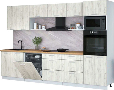 

Кухонный гарнитур, Мила Лайт 3.2-ПМ1