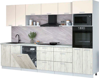 

Кухонный гарнитур, Мила Лайт 3.2-ПМ1